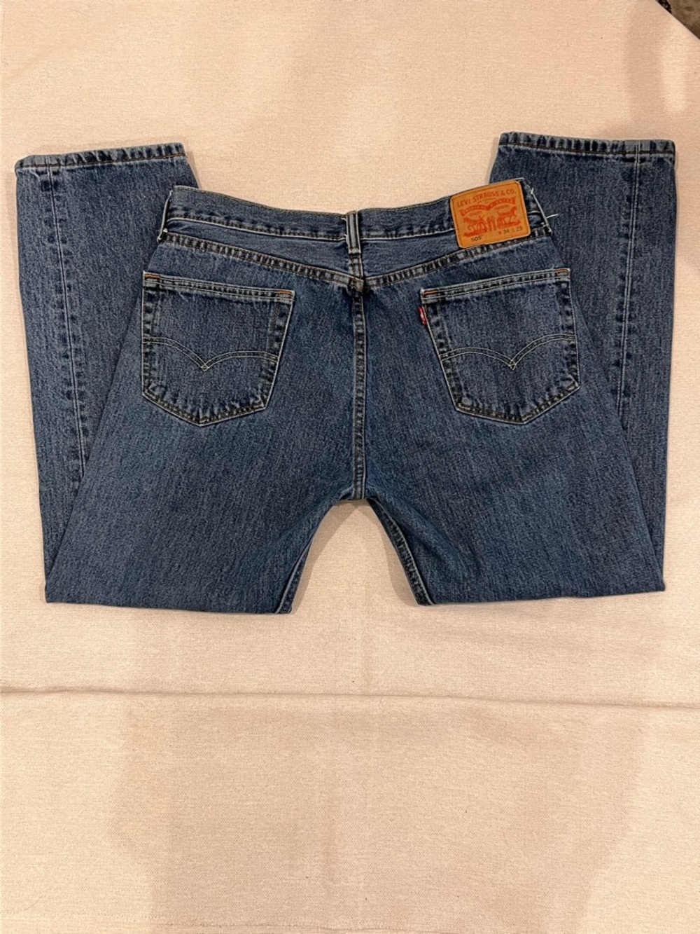 Levi’s 505 Distressed Jeans W34 L29 | Vintage Wash Straight Leg